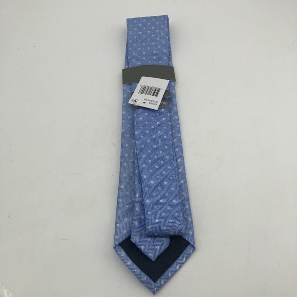 MICHAEL KORS Men's 100% Silk Tie Blue Polka Dot NWT MSRP: $69.50 - Picture 4 of 7